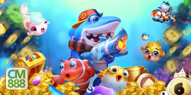 Bắn Cá Online CM888 - Không gian bắn cá 3D sống động Bắn Cá Online CM888 - Không gian bắn cá 3D sống động